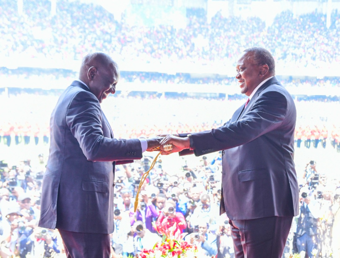 Uhuru ruled up to 2022 when he handed over to Ruto
