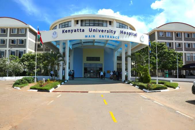 Caleb Odanga was admitted at Kenyatta University Hospital