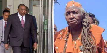 Uhuru and Mama Ngina Mourn Field Marshal Muthoni
