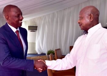 President of Kenya William Ruto and President of Uganda Yoweri Museveni. PHOTO-Museveni