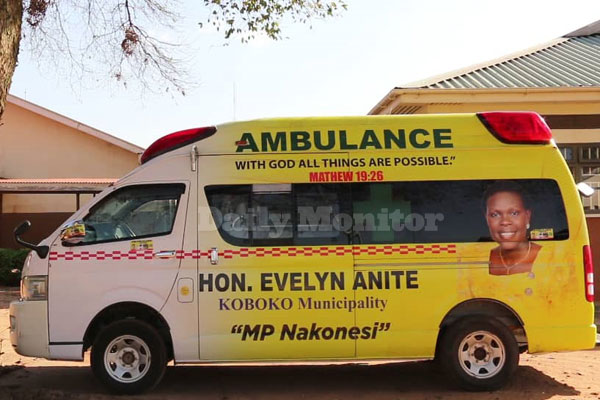 Image of the Ambulance gifted to Koboko people PHOTO/Courtesy
