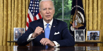 President Joe Biden delivered remarks from the Oval Office at the White House on Thursday regarding the conflicts between Hamas and Israel, including Russia and Ukraine.