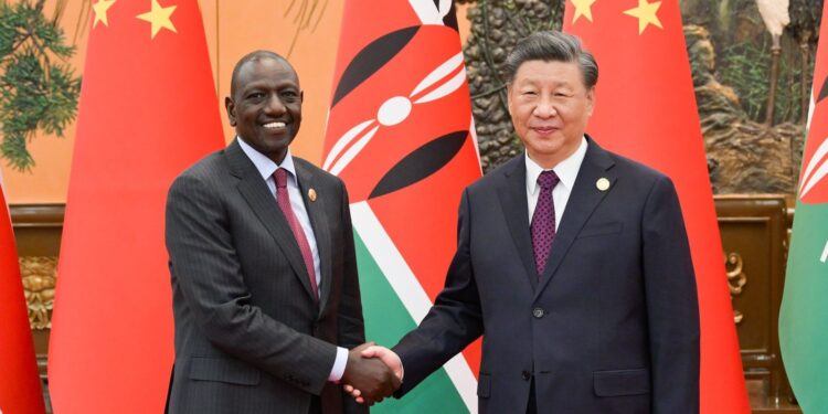 Kenyan President William Ruto, Chinese President Xi Jinping