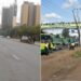 A photo collage of Valley Road and Jogoo Road.