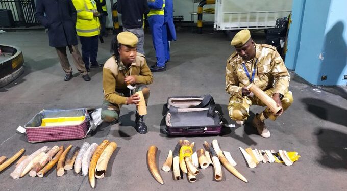 Foreigner Arrested at JKIA with Ksh 10M Illegal Goods