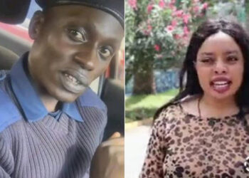 Lady who was captured in a viral video confronting a Nairobi County enforcement officer popularly known as Kanjo inside her own car drove all the way to Kitengela.