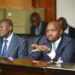Transport Caabinet Secretary Kipcumba Murkomen speaks during his submissions before the National Assembly Committee on Transport on November 9, 2023.