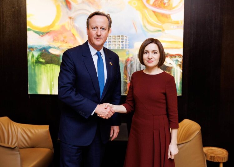 UK Foreign Minister with President Maia Sandu