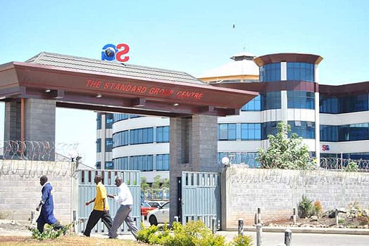 Standard Groups' headquarters along Mombasa Road in Nairobi.