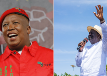 Malema in Kenya Months After Clash with Raila