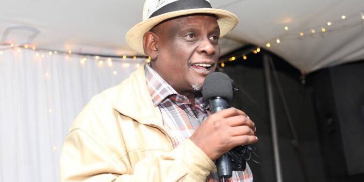 Jubilee Party's Acting Vice Chairperson David Murathe speaks at past event.