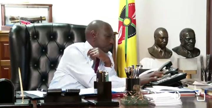 Light Moment as Ruto Interacts with Plumber in 10 Minutes Call
