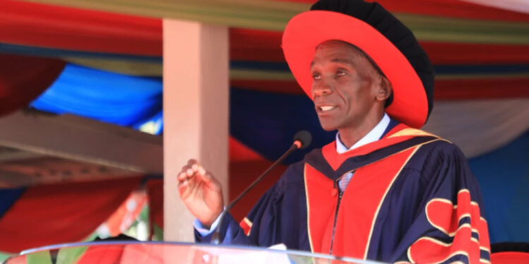 Dr. Eliud Kipchoge Cracks Up Guests With His Storytelling Skills