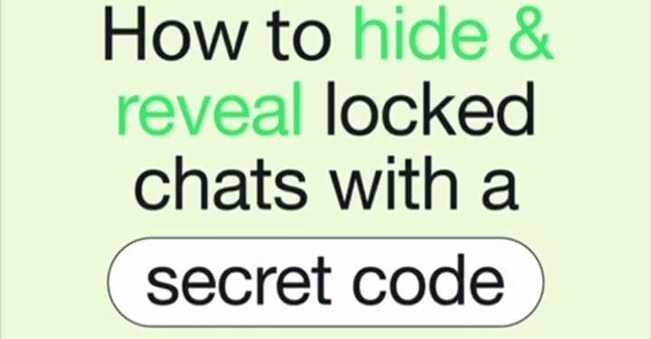 How to Use WhatsApp New Feature of Hiding Chats