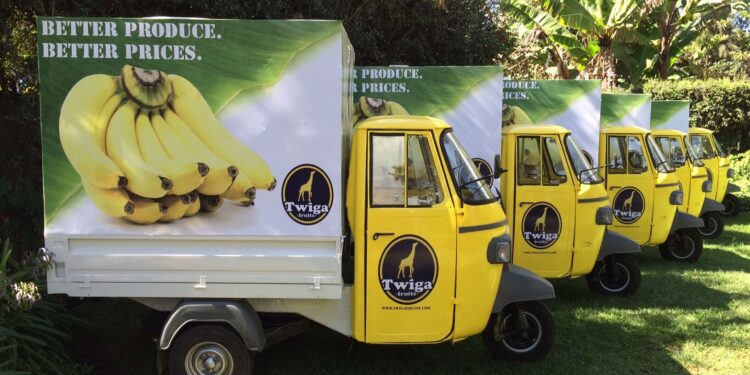 Twiga Foods delivery Tuktuks.PHOTOCourtesy.