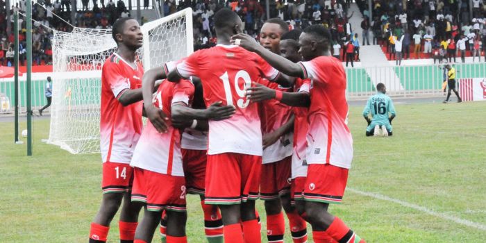 Harambee Stars under-18 players celebrate. Aldrine Kibet & Other Athletes Who Made Kenya Proud in 2023
