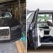 A photo the Rolls Royce Phantom car seen in photos shared on social media and photo showing the features of the luxury car.