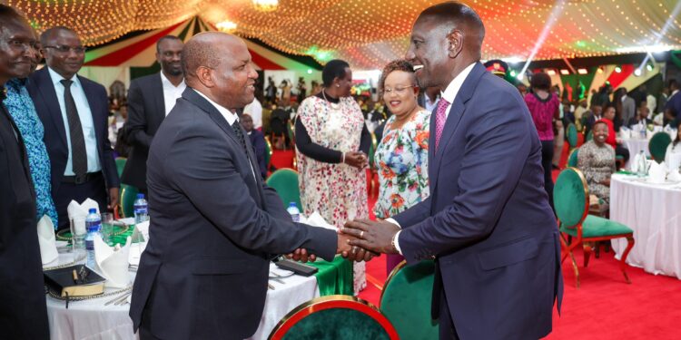 President William Ruto during the New Celebrations at State House Nakuru.