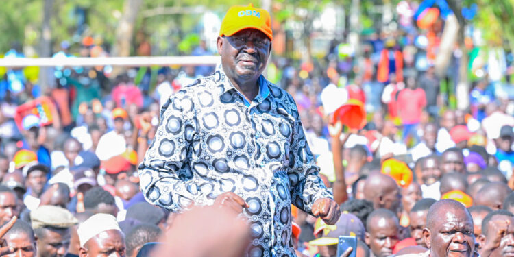 Raila criticized the planned meeting between President William Ruto and CJ Koome.