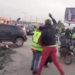 Kitengela Mob Captured Stoning a Vehicle Arrested