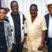 MCSK CEO Dr. Ezekiel Mutua with Christina Shusho, Churchill and other comedians