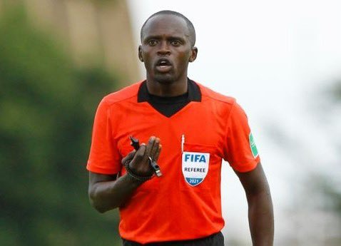 Peter Waweru, VAR referee for the Egypt- Mozambique game. 