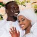 Sadio Mane and his newly wed wife Aisha Tamba.