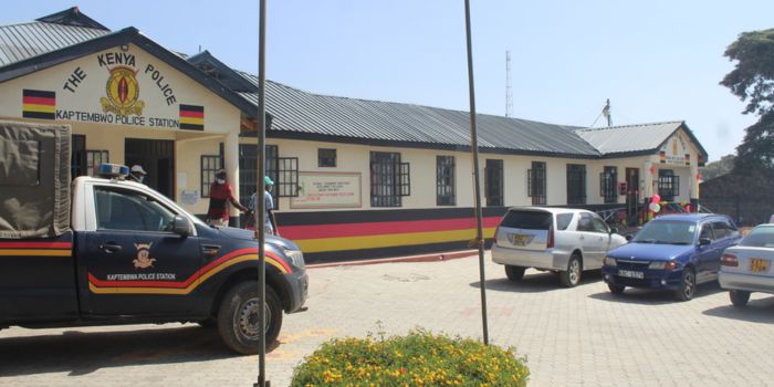 A file photo of Kaptembwa Police Station in Nakuru West, Nakuru County. 