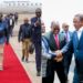 A photo collage of former President Uhuru Kenyatta arriving in DRC for the inaugration ceremony of President Felix Tshisekedi (left) and a photo of the former President arriving in Burundi for a past assignment.