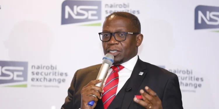 Outgoing NSE CEO Geoffrey Odundo. PHOTO/NSE.
