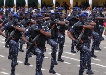 Benin Republican Police Officers.