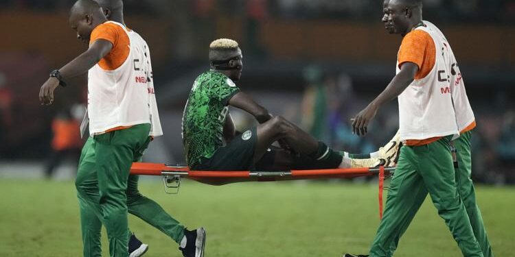 Anxiety for Nigeria as Osimhen Battles Infection Ahead of South Africa Match in AFCON 2023