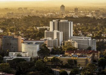 A view of Nairobi City.