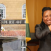 A collage of supreme court bulding image and retired JSC Chief registrar, Ann Amadi.