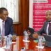 Attorney General Justin Muturi and Public Service Cabinet Secretary Moses Kuria in a past meeting.