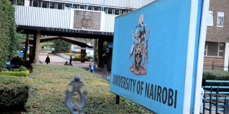 A signage at the University of Nairobi (UoN)