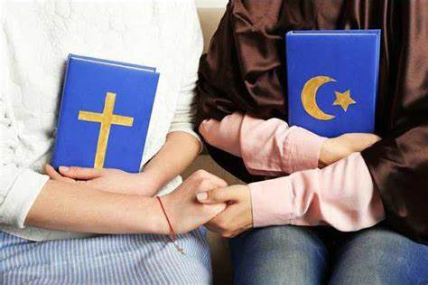 Christian and Muslim love union.