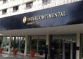Entrance to intercontinental Hotel in Nairobi