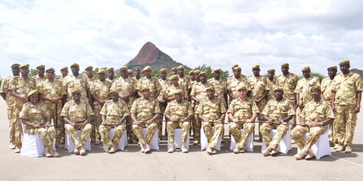 KWS officials pose for a photo. PHOTO/KWS.
