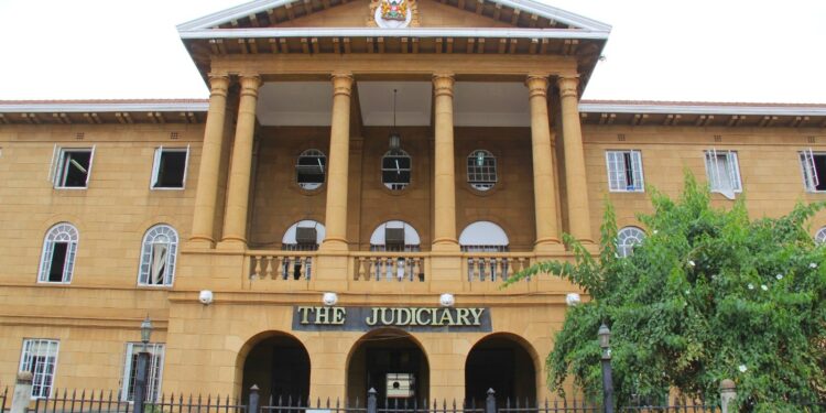 The Judiciary of Kenya unveiling the e-filing platform.
