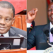 A collage of Attorney General Justin Muturi and President William Ruto. PHOTO/ AG& PCS