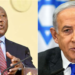 A collage photo of South Africa's President Cyril Ramaphosa and Israel's Prime Minister Benjamin Netanyahu. PHOTO/ Courtesy