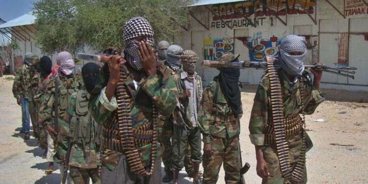 Al Shabaab recruits pictured in Mogadishu in 2012. PHOTO/ Sky