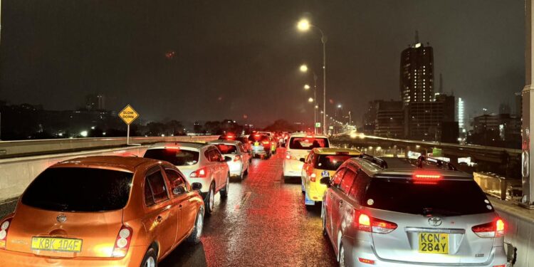 Vehicles using the Nairobi Expressway. PHOTO/Courtesy. motor vehicle tax