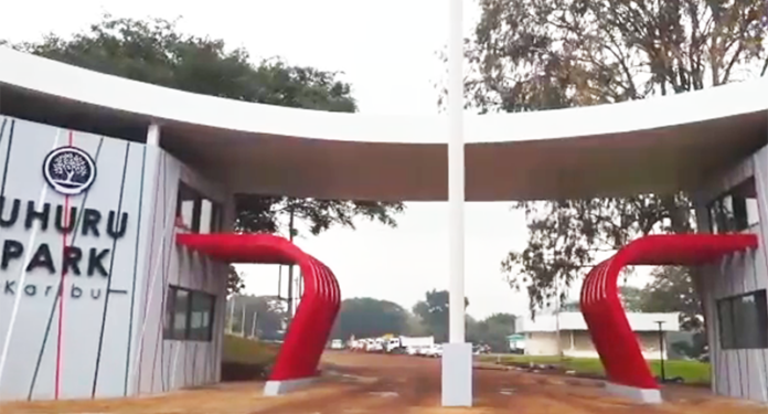 The entrance of the renovated Uhuru Park. PHOTO/Courtesy.