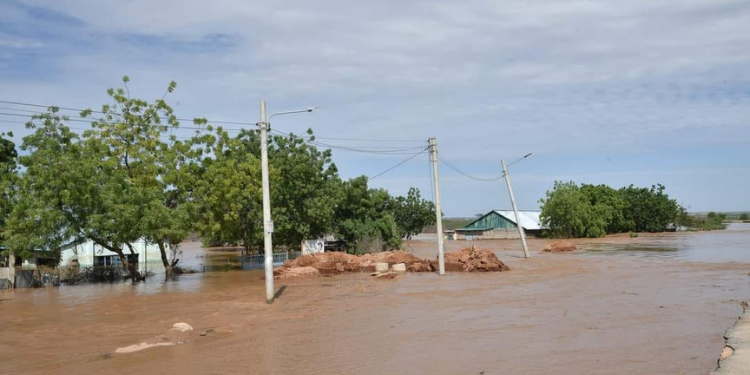 Parts of Mororo ater Tana River bursts its banks. PHOTO/ Mohamed Aboo