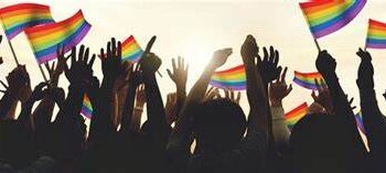 LGBTQ flags flown in the air. PHOTO/ Courtesy