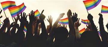 LGBTQ flags flown in the air. PHOTO/ Courtesy
