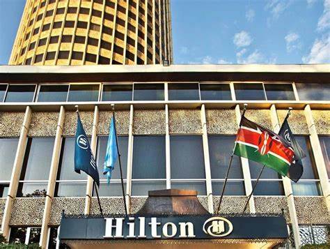 A photo of Hilton Hotel within Nairobi CBD.PHOTO/Courtesy.