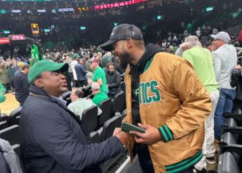 Uhuru Makes Surprise Appearance at the NBA Playoffs